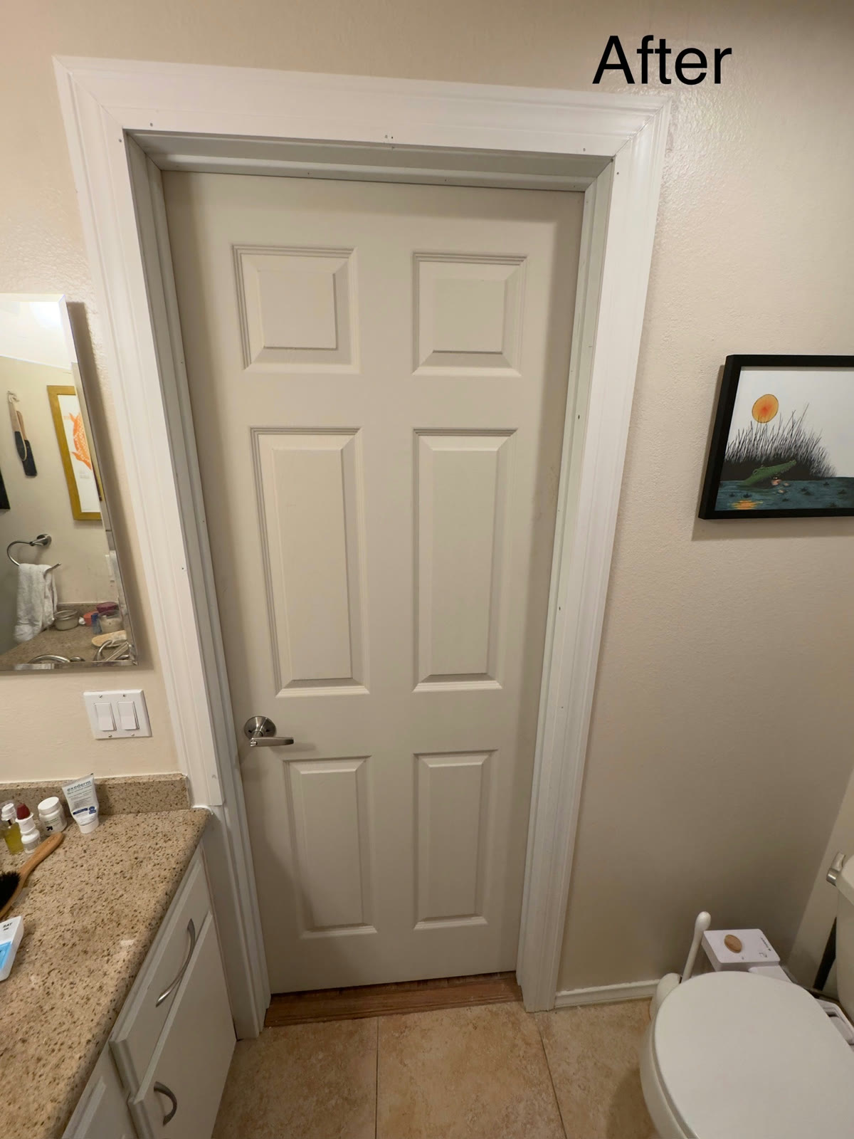 Interior doorway after