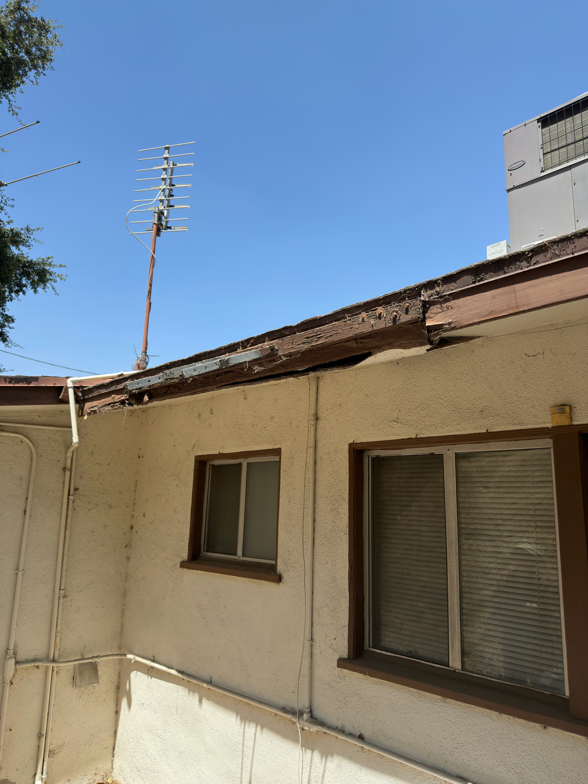 Exterior repair before